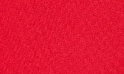 525 Maddi Johnny Collar Cotton Blend Polo Sweater In Red