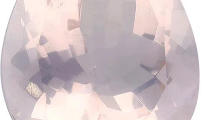 Ys Gems Rose Quartz & Rhodolite Drop Earrings In Pink