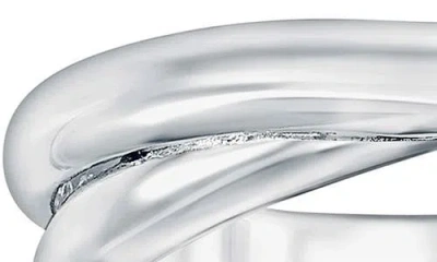 Simona Crossover Ring In Brown