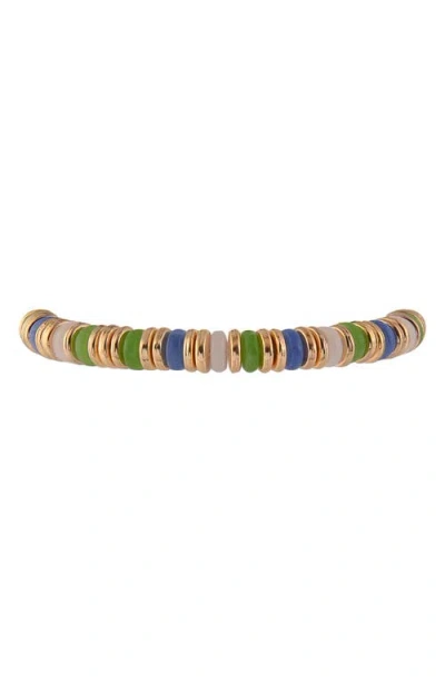 Laundry By Shelli Segal Set Of 2 Disc Stretch Bracelets In Gold