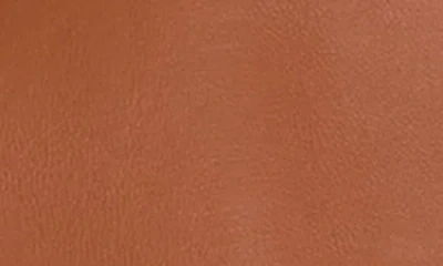 Lafayette 148 New York Puff Shoulder Lambskin Leather Jacket In Brown