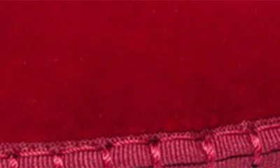 Flabelus Velvet Claire Mary Janes In Red