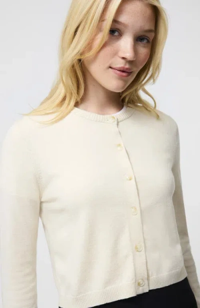 French Connection Women's Cosysoft Fitted Cardigan Sweater In White