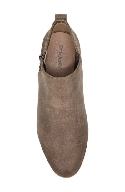 Dr. Scholl's Women's Lainey Almond Toe Western Short Boots In Brown