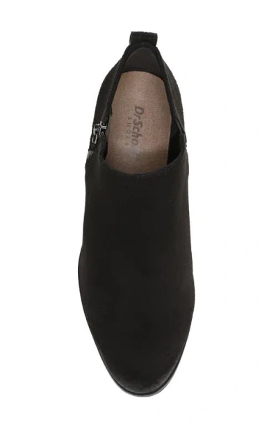 Dr. Scholl's Women's Lainey Almond Toe Western Short Boots In Black