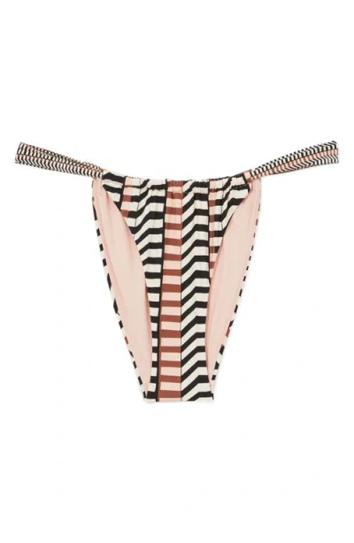 Reiss Kate Bikini Bottoms In Pattern