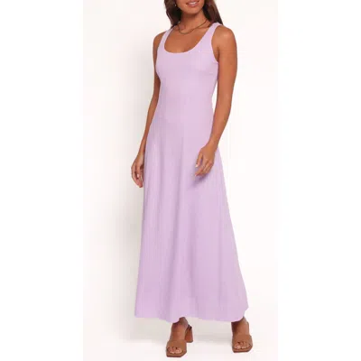Petal And Pup Petal & Pup Tatum Sleeveless Linen Blend Maxi Dress In Purple