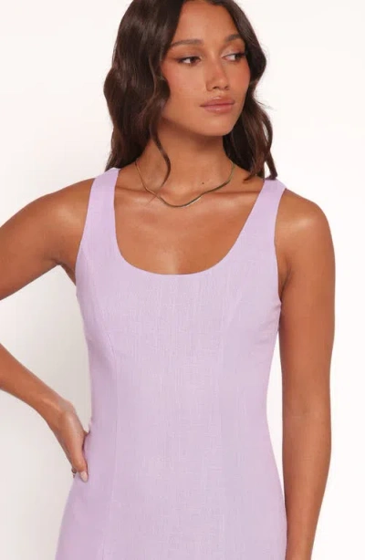 Petal And Pup Petal & Pup Tatum Sleeveless Linen Blend Maxi Dress In Purple