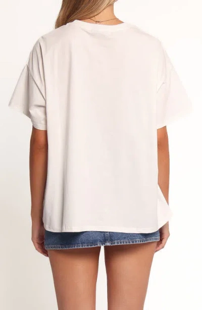 Petal And Pup Petal & Pup Alda Cotton Graphic T-shirt In White