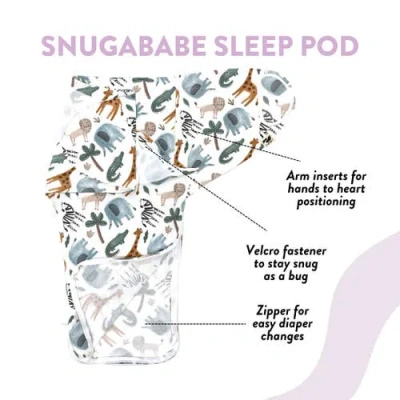 Norani Organic Snugababe Swaddle Sleep Pod With Arm Inserts