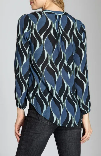 Apny Printed Top In Blue