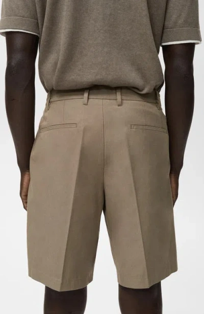 Mango Bermuda Shorts In Brown