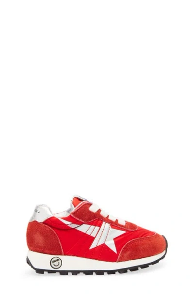 Golden Goose Running Marathon Suede-trimmed Sneakers In Multi