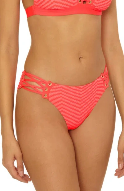 Bca By Rebecca Virtue Connect Hipster Bikini Bottoms In Red