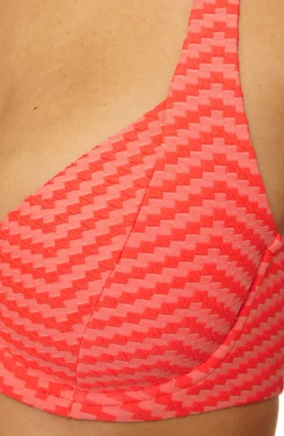 Bca By Rebecca Virtue Connect Underwire Bikini Top In Red