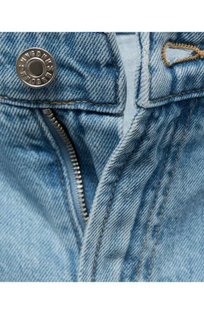 Mango Dart Bermuda Shorts In Blue