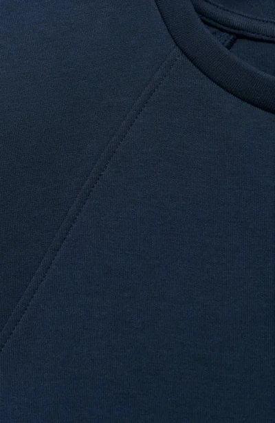 Mango Shoulder Pad Maxi Dress In Blue