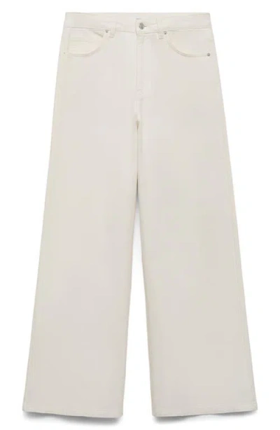 Mango Women's Straight-fit Cotton Pants In Neutral