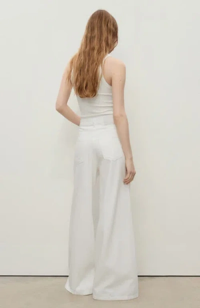 Mango Women's Straight-fit Cotton Pants In Neutral