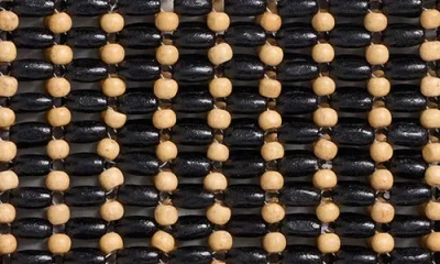 L*space Lspace Chiado Wooden Bead Bag In Black