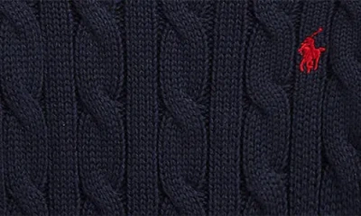 Ralph Lauren Baby Boys Cable Knit Jumper In Blue