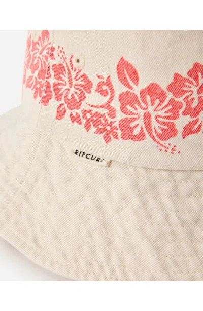 Rip Curl Floral Print Bucket Hat In Multi