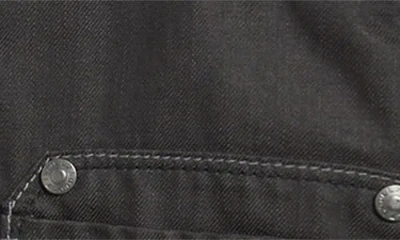 Level 7 Coated Denim Jacket In Black