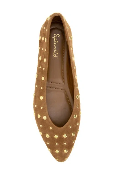 Splendid Latouche Stud Flat In Brown