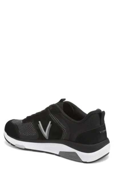 Vionic Walk Stride Knit Sneaker In Black