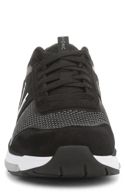 Vionic Walk Stride Knit Sneaker In Black