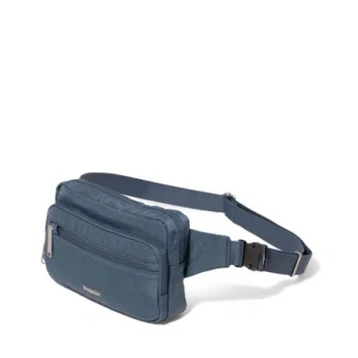 Baggallini Securtex Anti-theft Belt Bag Sling In Blue