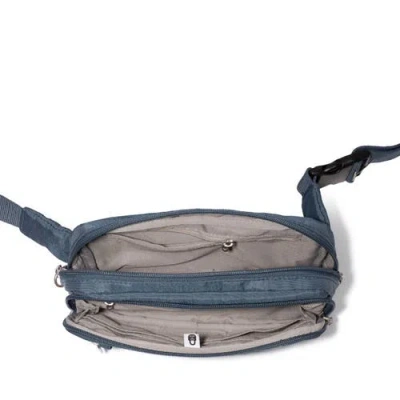 Baggallini Securtex Anti-theft Belt Bag Sling In Blue