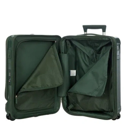 Bric's Positano 21" Carry-on Expandable Spinner W/pocket In Green