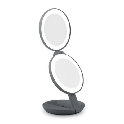 Zadro Lighted Travel Mirror With Magnification & Folding-to-compact In White