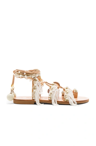 Shop Elina Linardaki Ever After Sandal In White