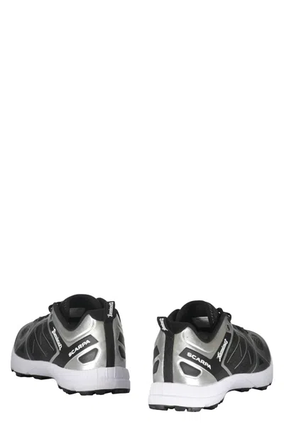 Herno Panelled Low-top Sneakers In Black