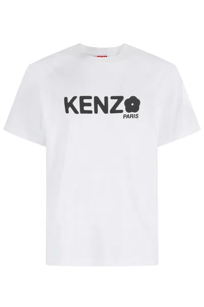Kenzo Boke Flower Oversize Tshirt In White