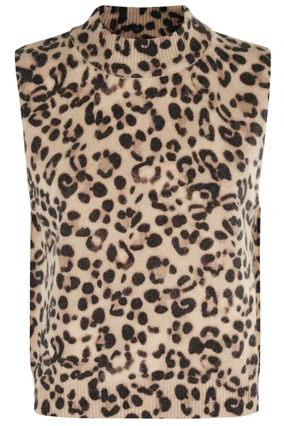 Semicouture Semi Couture Frederique Pattern Sleeveless Vest In Multi