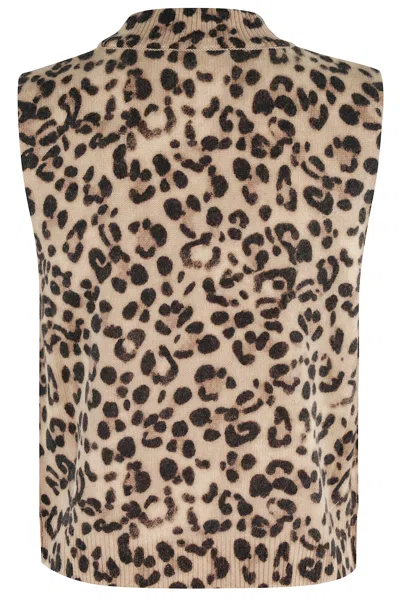 Semicouture Semi Couture Frederique Pattern Sleeveless Vest In Multi