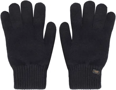 Moorer Palm-insert Cashmere Gloves In Blue