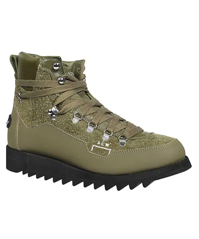 A-cold-wall* Alpine Lace-up Hiking Boots In Green