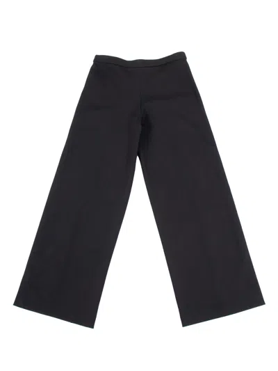 Versace Medusa-button Trousers In Black