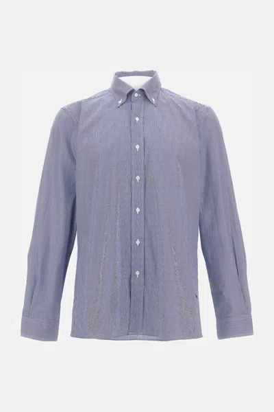 Fay Camicia New Collo Button Down In Blue