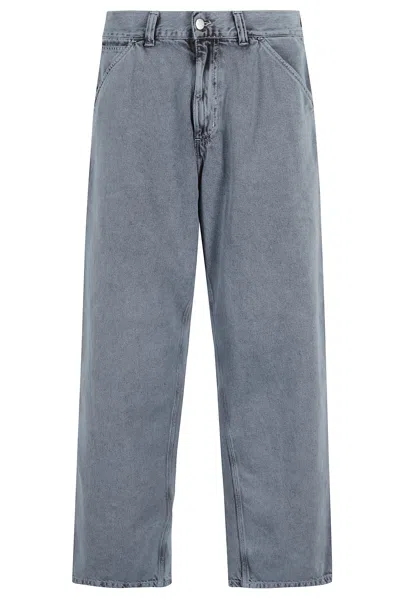 Carhartt Og Single Knee Wide-leg Jeans In Blue