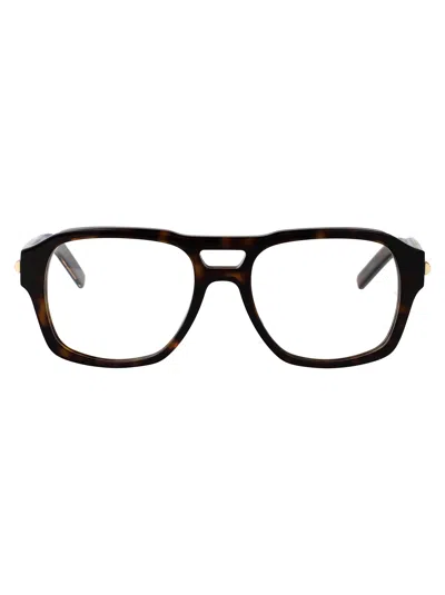 Givenchy Havana Acetate Glasses In Brown