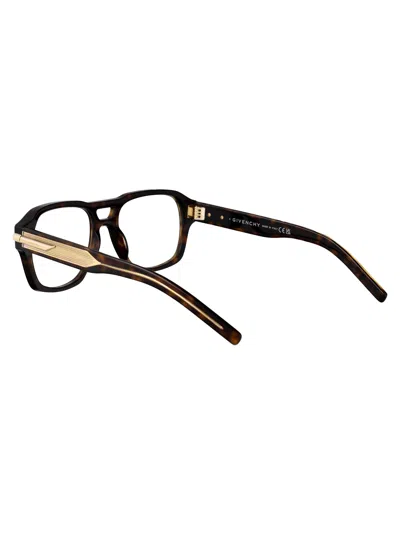 Givenchy Havana Acetate Glasses In Brown