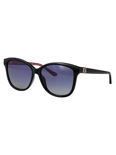 Guess Round Sunglasses Gu7920 01 D In Black
