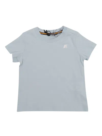 K-way T-shirt  Kids Color Gnawed Blue In Blue