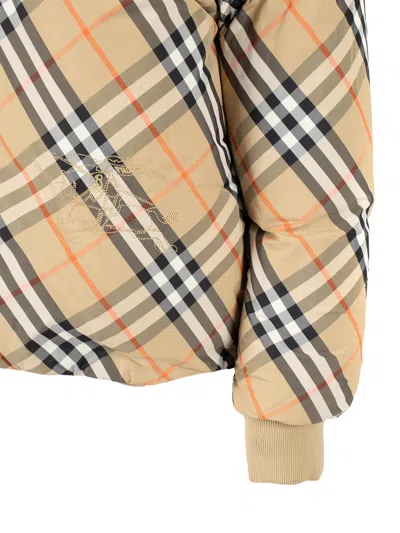 Burberry Kid Girl Puffer In Multi