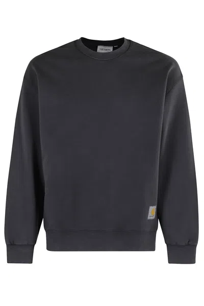 Carhartt Hudson Black Sweatshirt In Black